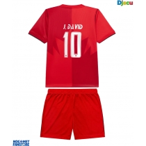 Kanada Jonathan David #10 Domaci Dres za djecu SP 2026 Kratak Rukav (+ Kratke hlače)